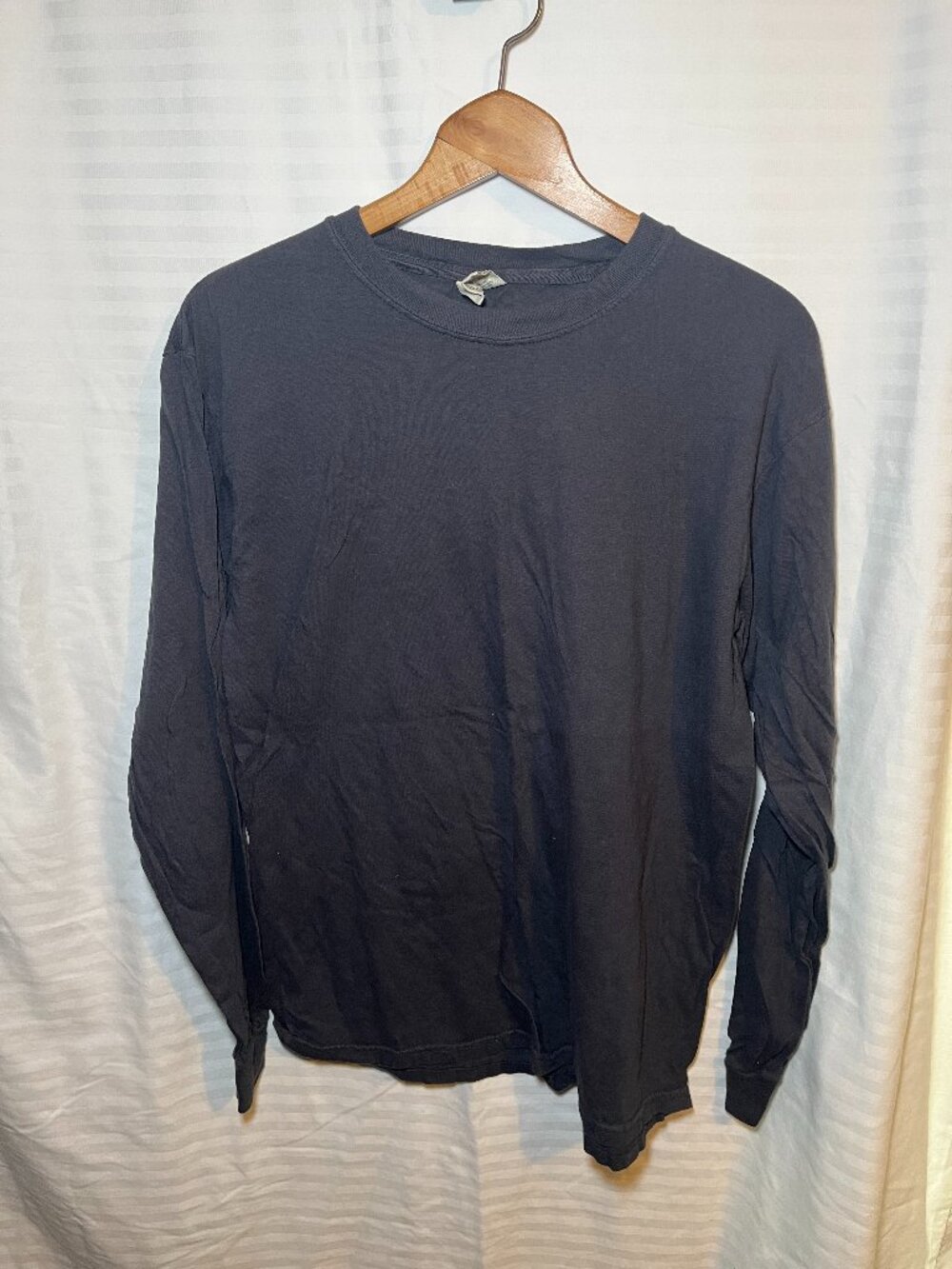 Comfort Colors Gray Long Sleeve Tee Size L